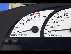 1997-1999 Oldsmobile Eighty Eight White Face Gauges pic 3