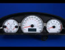2003-2004 Saturn Ion White Face Gauges pic 2