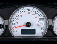 2003-2004 Saturn Ion White Face Gauges pic 3