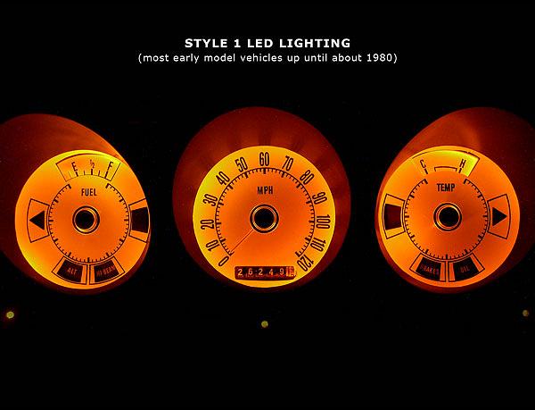 Bombilla LED ámbar De Repuesto Para Panel De Instrumentos - Estilo 194, 4 Puntos, Marca Whitegauges.net